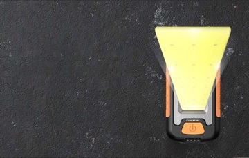 SUPERFIRE МОЩНАЯ СВЕТОДИОДНАЯ ЛАМПА COB ДЛЯ МАСТЕРСКОЙ АККУМУЛЯТОРНАЯ ПИТАНИЕ
