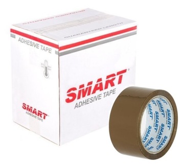 TAŚMA PAKOWA KLEJĄCA AKRYL BRĄZOWA 48/45 KARTON 36SZT SMART