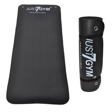 GRUBA MATA DO ĆWICZEŃ FITNESS JOGA 140CM 1,5CM J7G