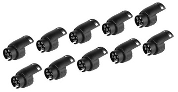 10X ADAPTER DO ZASILANIA PRZYCZEPY 7/13 PIN ZESTAW M8I32