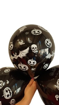 ZESTAW BALONÓW BALON HALLOWEEN 10 SZT