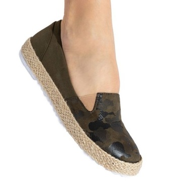 ZIELONE DAMSKIE ESPADRYLE W MORO NUHENTE 36