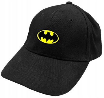 CZAPKA Z DASZKIEM CZARNA IMP-BATMAN 02 NA LATO
