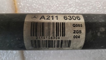 HŘÍDEL HNACÍ KRÁTKÁ MERCEDES W211 320 CDI 3.0 V6 4MATIC A2114106306