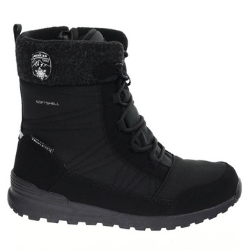 Ciepłe buty zimowe damskie wodoodporne śniegowce softshell ROZ. 40