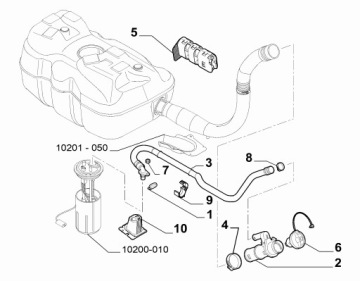 Крышка топливного бака Fiat Ducato новая модель 14- 51879859 2.2 Дизель