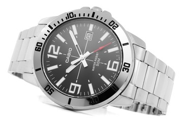 ZEGAREK MĘSKI CASIO MTP-VD01D MODNY + PUSZKA