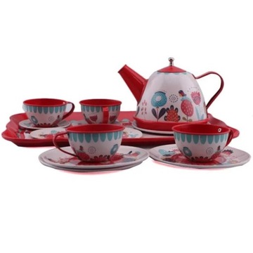 БОЛЬШОЙ ЧАЙНЫЙ НАБОР ЦВЕТОВ ПОДНОС ТАРЕЛКИ ЧАШКИ КУХОННЫЙ НАБОР