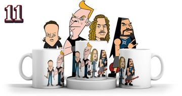 КРУЖКА METALLICA ПОДАРОК ​​ФАНАТЕЛЮ + ИМЯ + КАРТОН