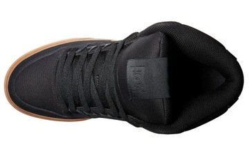 DC Sneakersy Pure High-Top Wc ADYS400043 Black/Gum(Bgm)