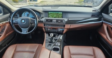 BMW Seria 5 F10-F11 Touring Facelifting 518d 150KM 2013 BMW Seria 5 2.0 d skora heda-up nawigacja 2.0 Diesel 150KM, zdjęcie 30