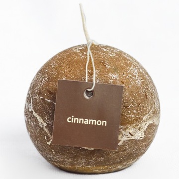 ŚWIECA ZAPACHOWA CYNAMON kula 60 mm cinnamon Pro-Candle