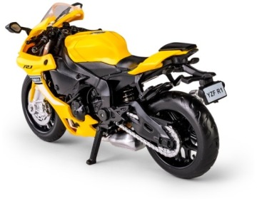 металлический мотоцикл MSZ YAMAHA YZF-R1 желтый 1:18