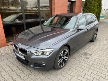 BMW Seria 3 F30-F31-F34 Touring Facelifting 2.0 320i 184KM 2017 BMW Seria 3 2.0 benzyna 184 KM M-pakiet automat zarej w PL zadbany