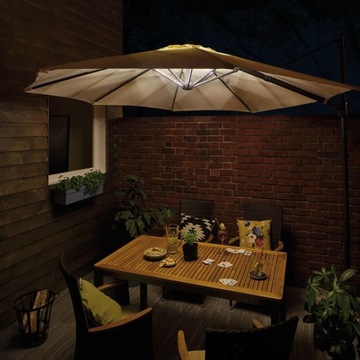 Комплект светодиодного освещения для садового зонта USB LED STRIPE 4х40см 3000К