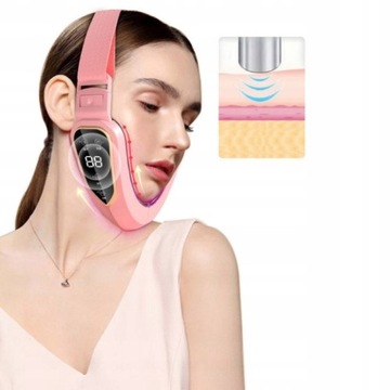 МАССАЖЕР ДЛЯ ЛИЦА V ПОДБОРОДОК ЛИФТИНГ LED THERAPY 2в1 - Инструмент