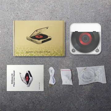 ПОРТАТИВНЫЙ MP3 CD-ПЛЕЕР Bluetooth USB