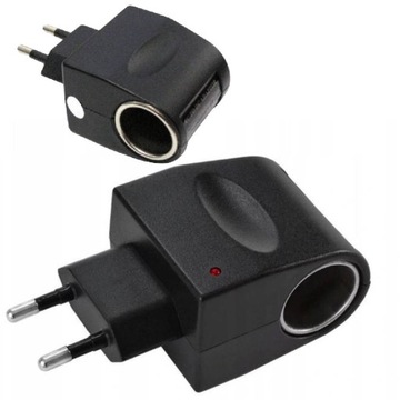 ADAPTER PRZEJŚCIÓWKA 220V 230V / 12V ZAPALNICZKI