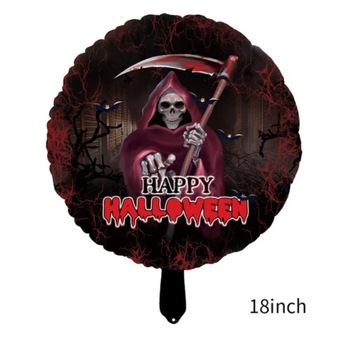 НАБОР УКРАШЕНИЙ НА ХЭЛЛОУИН, ФОЛЬГОВЫЕ ШАРЫ, НАКЛЕЙКИ, МИКС