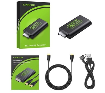 ССЫЛКА ДЛЯ КОНВЕРТЕРА PS2 В HDMI С 2-М РАЗЪЕМОМ ДЛЯ ПЕРЕХОДНИКА HDMI PLAYSTATION 3,5 ММ