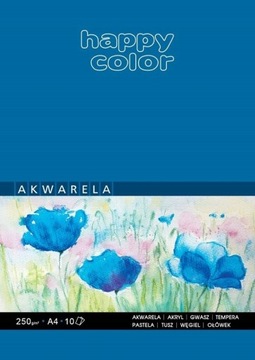 Blok do AKWARELI A4 10 kartek