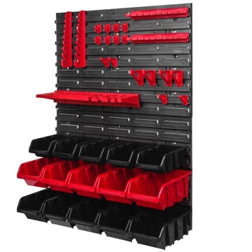 Доска для инструментов 58 х 78 см, стенка мастерской, 15 лотков, гараж, ключи.