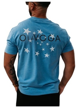 T-shirt męski GALAXY O LA VOGA błękitny XL