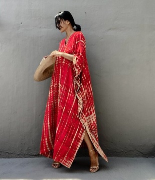 ПАРЕО ТУНИКА БОХО ЛЕТНЕЕ ПЛАТЬЕ ДЛИННАЯ КЕПКА