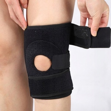 OPASKA UCISKOWA ORTEZA NA KOLANO ściągacz OCHRANIACZ KOLANA STABILIZATOR