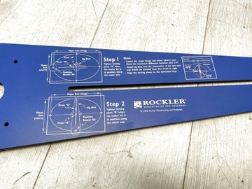 Rockler 814797 Шаблон для фрезерования эллипса/круга