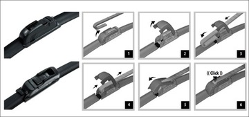Плоский дворник OXIMO WU650