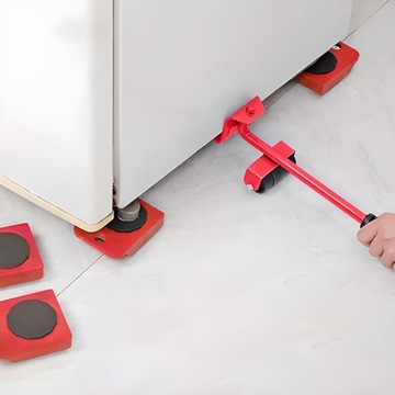 НАБОР РОЛИКОВ ДЛЯ ТРАНСПОРТИРОВКИ И ПЕРЕДВИЖЕНИЯ МЕБЕЛИ 150 КГ