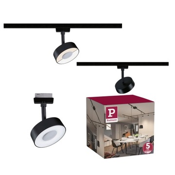 Paulmann URail Spot Circle Светодиодный трековый прожектор 5W 3000/4000K - матовый черный