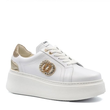 CHEBELLO 3088 SNEAKERSY SKÓRA LICO BIAŁE 40