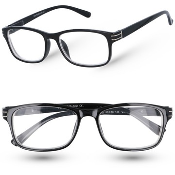 Okulary korekcyjne do czytania plusy +5.00