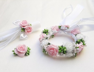 Венок для причастия на булочке, набор для причастия, булочка