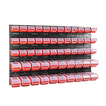 Ścianka 120x80cm + 56 kuwet pokrywki organizer