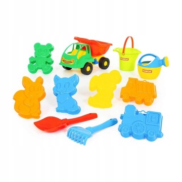 Набор песка и формы для самосвала WADER-POLESIE