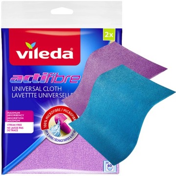 Ściereczka Uniwersalna do Sprzątania Vileda Actifibre Uniwersalna PVA 2szt