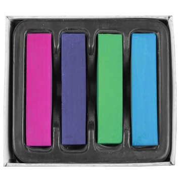 Мел для укладки волос, 4 цвета, краска для макияжа