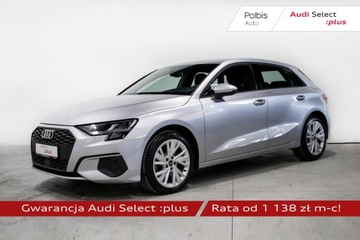 Audi A3 8V Sportback 5d Facelifting 1.5 35 TFSI 150KM 2020 Audi A3 Sportback 35 TFSI 150KM 2020r. + Virtual C