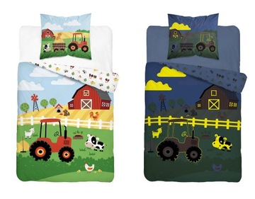 POŚCIEL 140X200 ŚWIECĄCA W CIEMNOŚCI FARMA