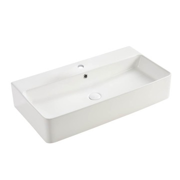 UMYWALKA ŚCIENNA CERAMICZNA PROSTOKĄTNA 80,5 x 43 CM - MAZUR