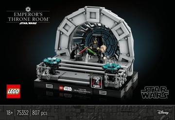 Star Wars 75352 Диорама: Тронный зал Императора