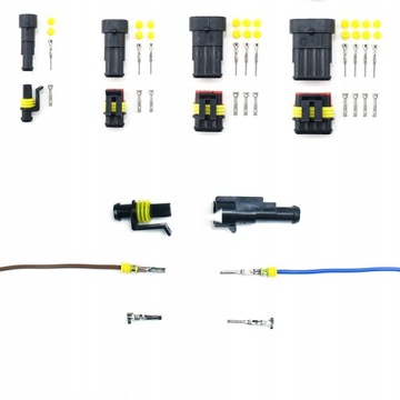 KOSTKA WTYK ZŁĄCZE HERMETYCZNE ZESTAW SUPERSEAL PRĄDU PRZEMIENNEGO 622 SZT