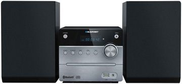 MINI WIEŻA STEREO BLUETOOTH BLAUPUNKT RADIO FM CD MP3 2 GŁOŚNIKI MS12BT