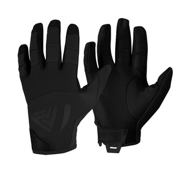 Direct Action Hard Gloves Leather Czarne S