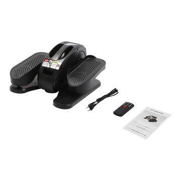 Черный мини-электрический эллиптический тренажер