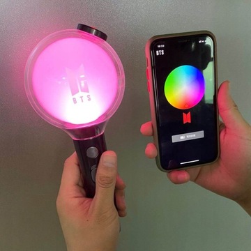 Приложение BTS Lightstick Glow StickApp Bluetooth-соединение