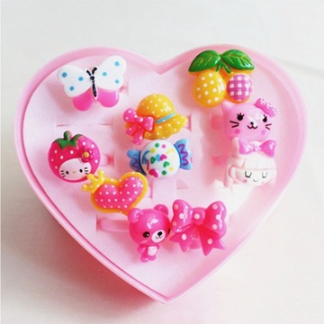 12 шт. ЮВЕЛИРНЫЕ КОЛЬЦА ДЛЯ ДЕВОЧЕК КАРТОННЫЕ КОЛЬЦА